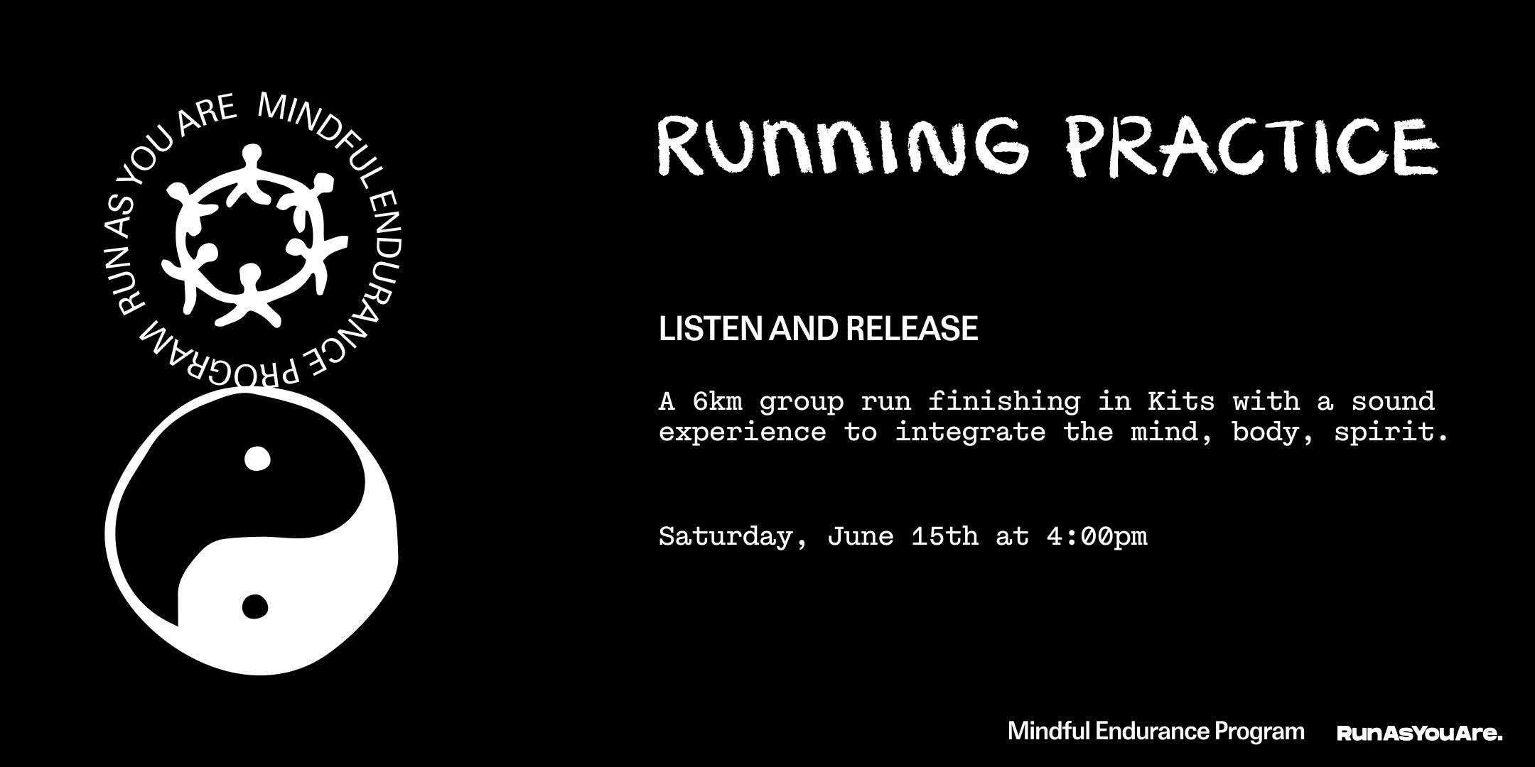 Running Practice: Listen & Release w/ Ryan Willms cover photo