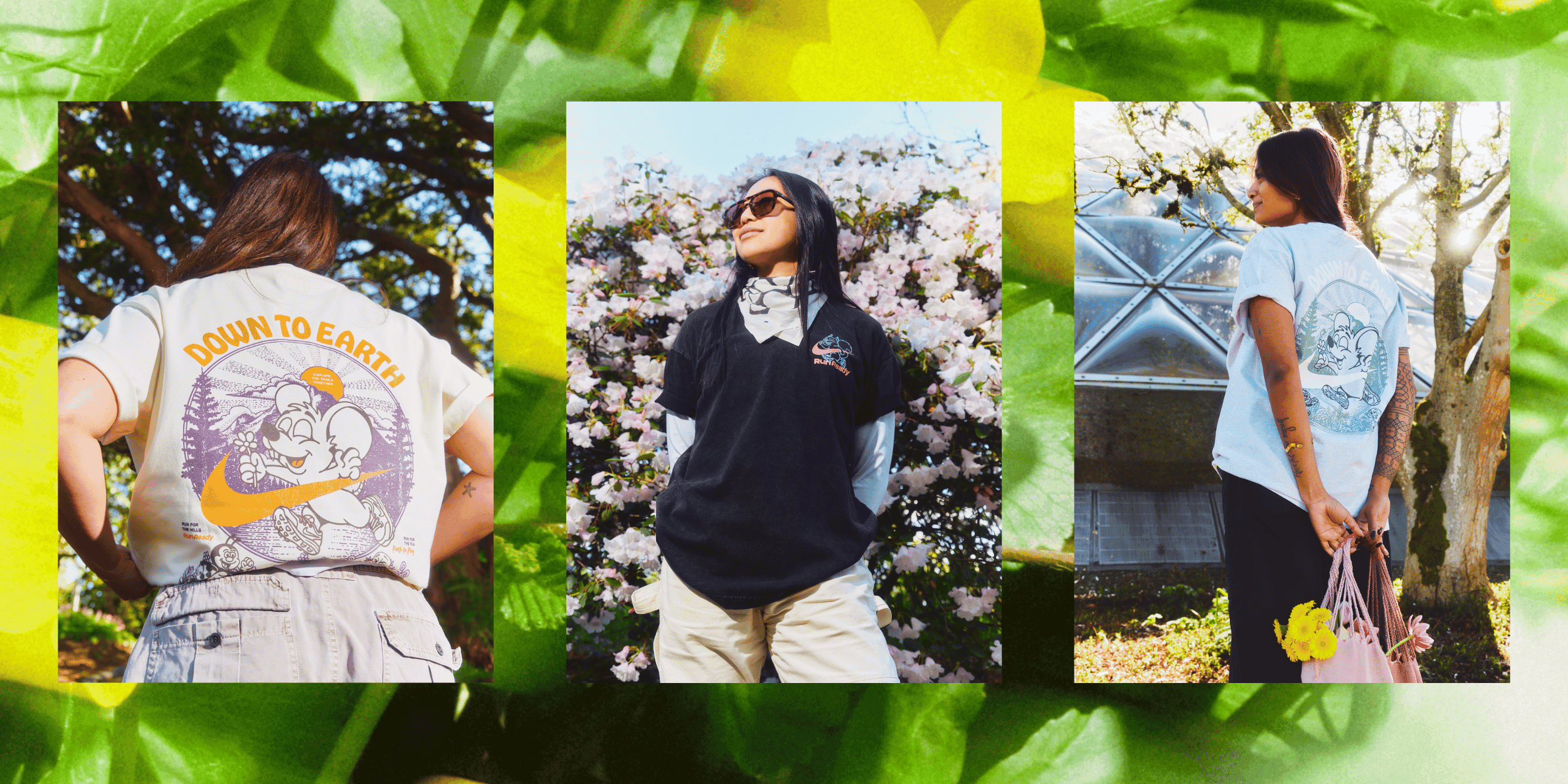 Down to Earth tee collection hero