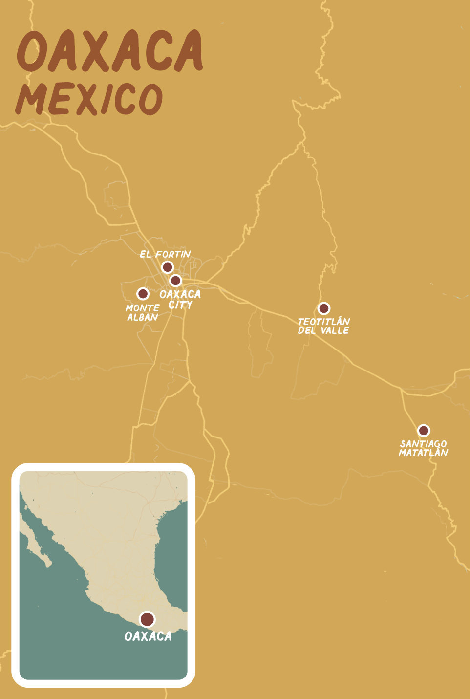 Oaxaca Map